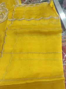 Yellow Embroidered Salwar Suit