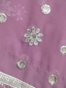 Elegant Purple Saree