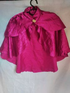 Vintage Pink Cape Top