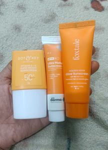 Sunscreen Combo + Foxtale Moisturizer FREE!!!