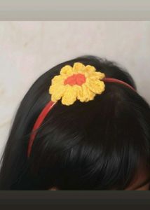 2 Cute Crochet Customizable Flower Headbands