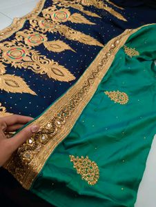 Satin Silk Saree With Blause