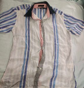 Linen Club Striped Shirt