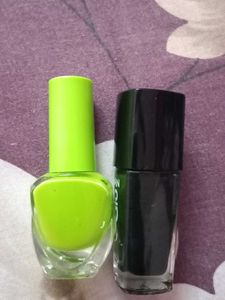 Nail Polish Bundle - Green &amp; Black
