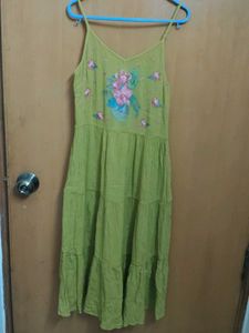 Green Floral Sundress (Unused)