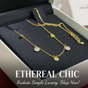 GIVA 925 Silver Elegant Golden Necklace