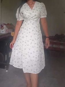 Floral Wrap Dress