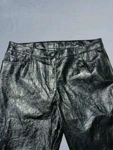 Plus Size Stylish Womens Leather Pants waist 36