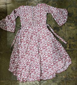 Cute Floral Girls Dress
