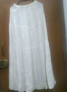 White Ethnic Skirt
