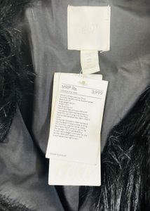 HNM Faux Fur Black Jacket New