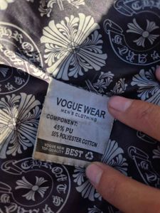 Flaux Leather Jacket - Biker Style Jacke