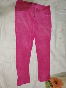 Pink Corduroy Pants
