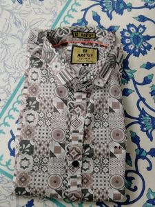 Are U? Patterned Casual Shirt