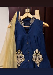 Pretty Embroidered Long Suit Set