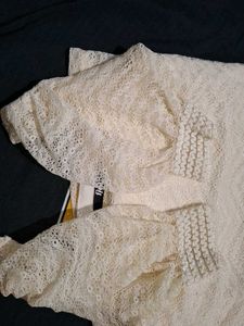 Lace Sleeve Top
