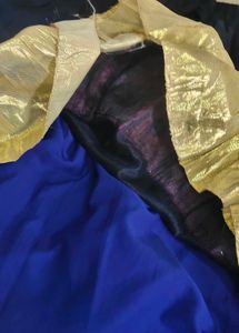 Ethnic Skirt - Navy &amp; Gold