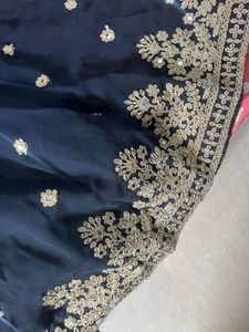 Beautiful 😍 Blue Heavy Party Wear Sarara Suit