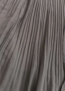 Elegant Gray Midi Dress