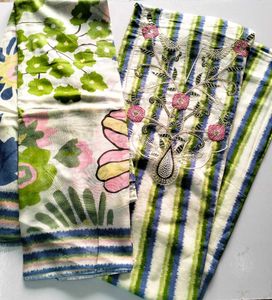 Pure Cotton Trendy Unstitched Suit💚
