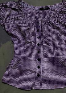Lilac Charm Cute Peplum Top