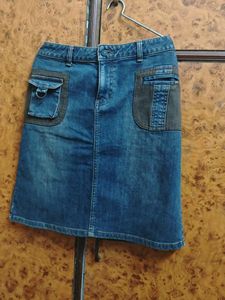 Blue Denim Skirt