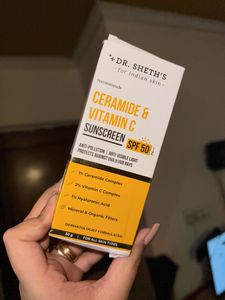 Dr Sheth Ceramide And Vit C Sunscreen