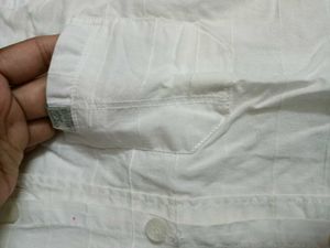 White Shirt With &amp; Peach T-shirt Combo For 6-7yrs
