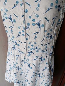 Floral White play suit