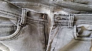Gray Denim Jeans