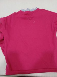 Cute Pink Layered Top