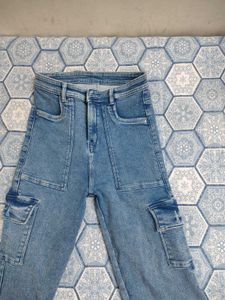 Blue Cargo Jeans
