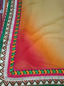 Shaded Bordered Saree