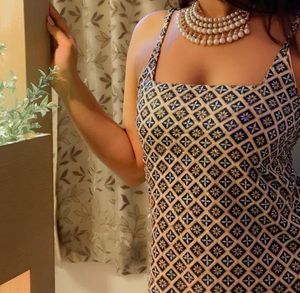 Patterned Backless kurta