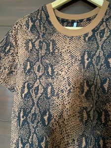 ONLY Animal Print Tshirt (S)