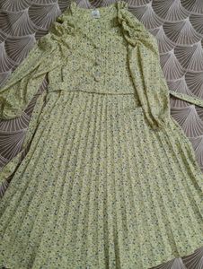 Korean Dress With Puff Sleeves