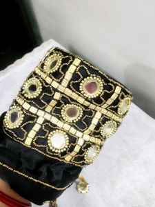 Clutches 👉Mirror Embellished Drawstring Pouch Bag