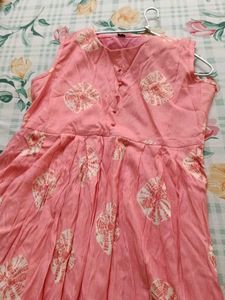 Peach Printed Kurta 🔥🩸🌸