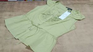 Shorts Crinched Waist Top