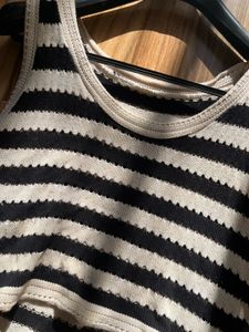 Striped Cropped Tank Top