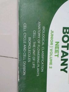 NEET Botany 11th Volumes 1 &amp; 2