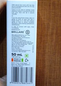 Brillare Face Toner