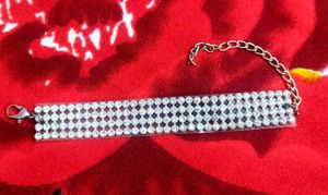 Silver Rhinestone Bracelet