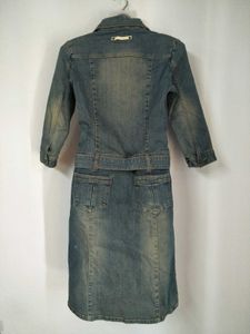 Y2K Button Up Vintage Denim Shirtdress
