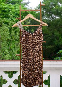 Animal Print Mini Dress