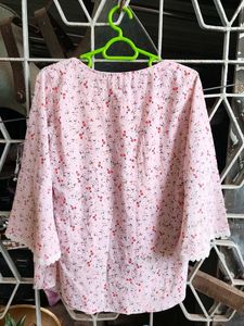 pink floral tops for women