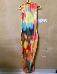 Abstract Bodycon Dress