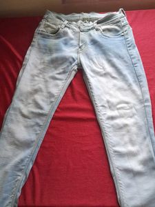 Stylish Denim Jeans angel lenght