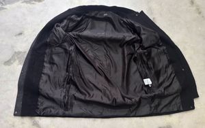Black Wool Blend Coat