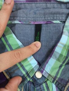 Men's Shirt - Benetton Green